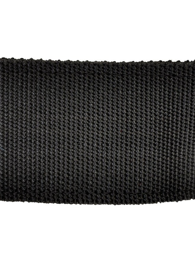 VIPCOLLECTION Dog Collar, Feautures with Adjustable & Durable, Nylon Dog Belt, Heavy Metal D Ring & Strong Buckle, for Dogs (Black, Medium), 63 cm, 63 cm - Image 3